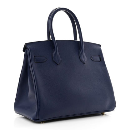 Hermes Epsom Birkin 30 Bleu Saphir 3 of 14