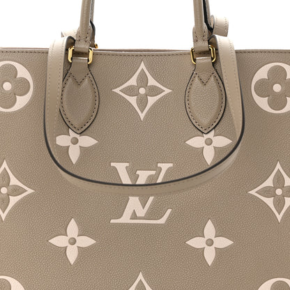 Louis Vuitton LOUIS VUITTON Empreinte Monogram Giant Onthego MM Tourterelle Creme 8 of 11