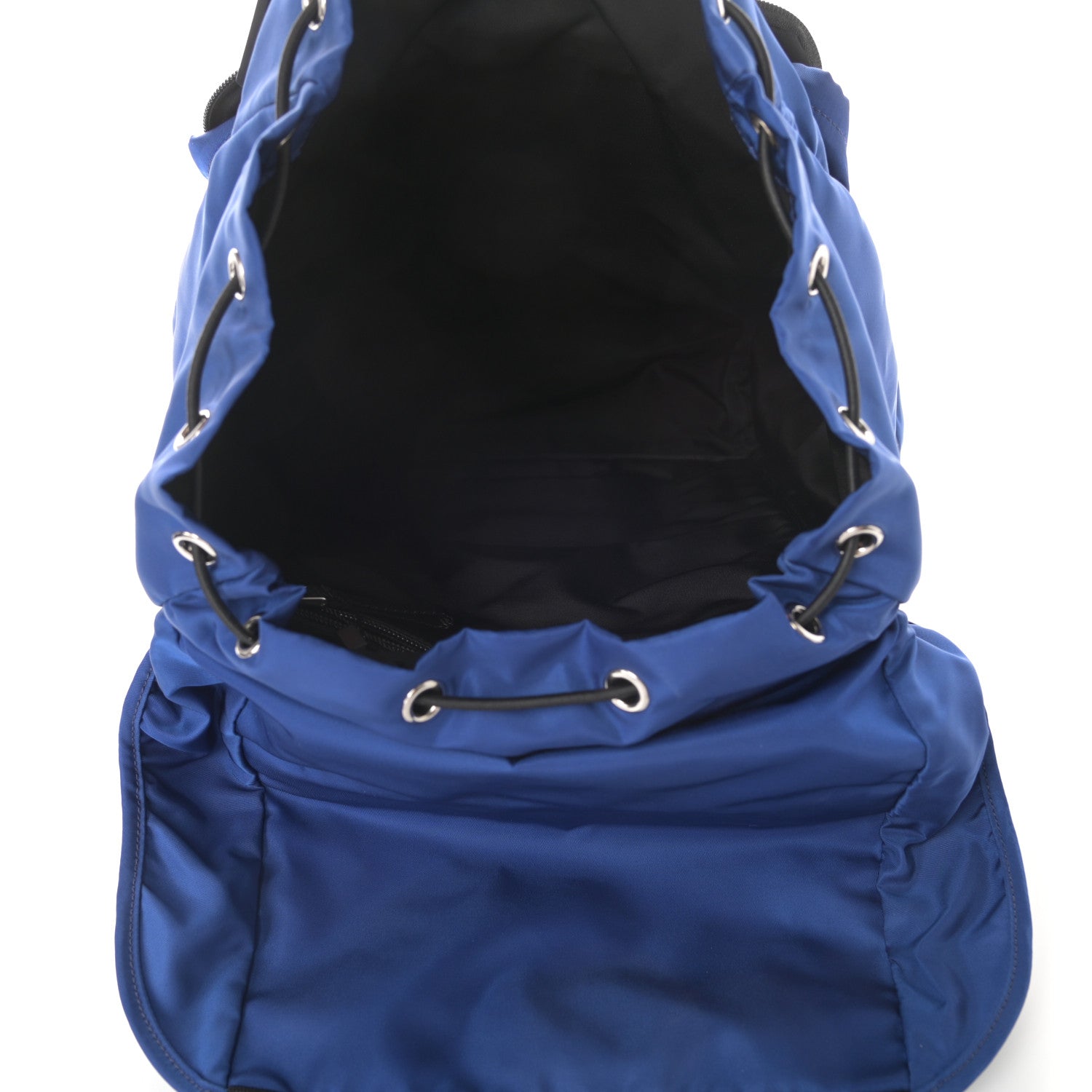 Prada Tessuto Nylon Double Buckle Backpack Royal 5 of 9