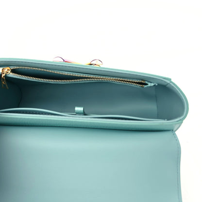 Louis Vuitton Iridescent Grained Calfskin Summer Splash Twist MM Blue 9 of 10