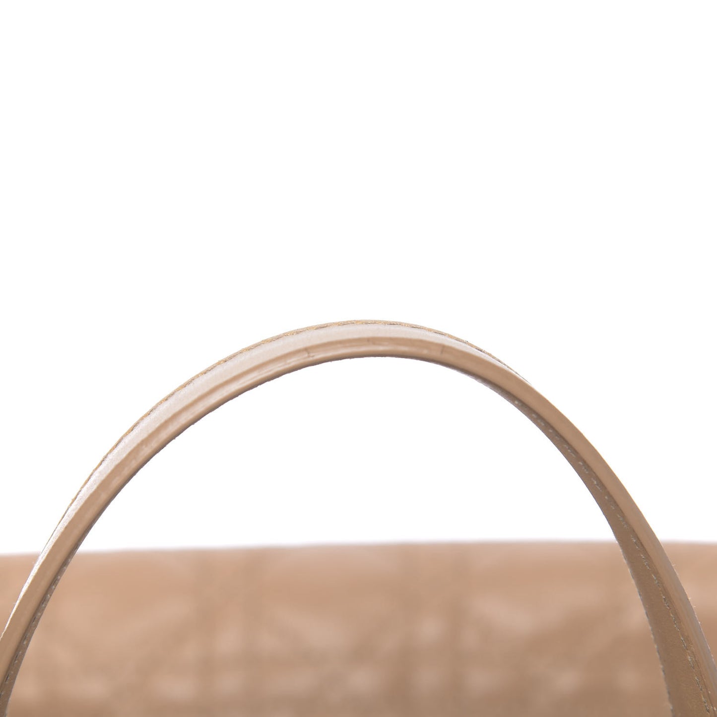 Coated Canvas Cannage Small Panarea Tote Beige