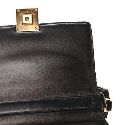 Givenchy Canvas Woven Embroidered Small 4G Bag With Chain Black 9 of 10