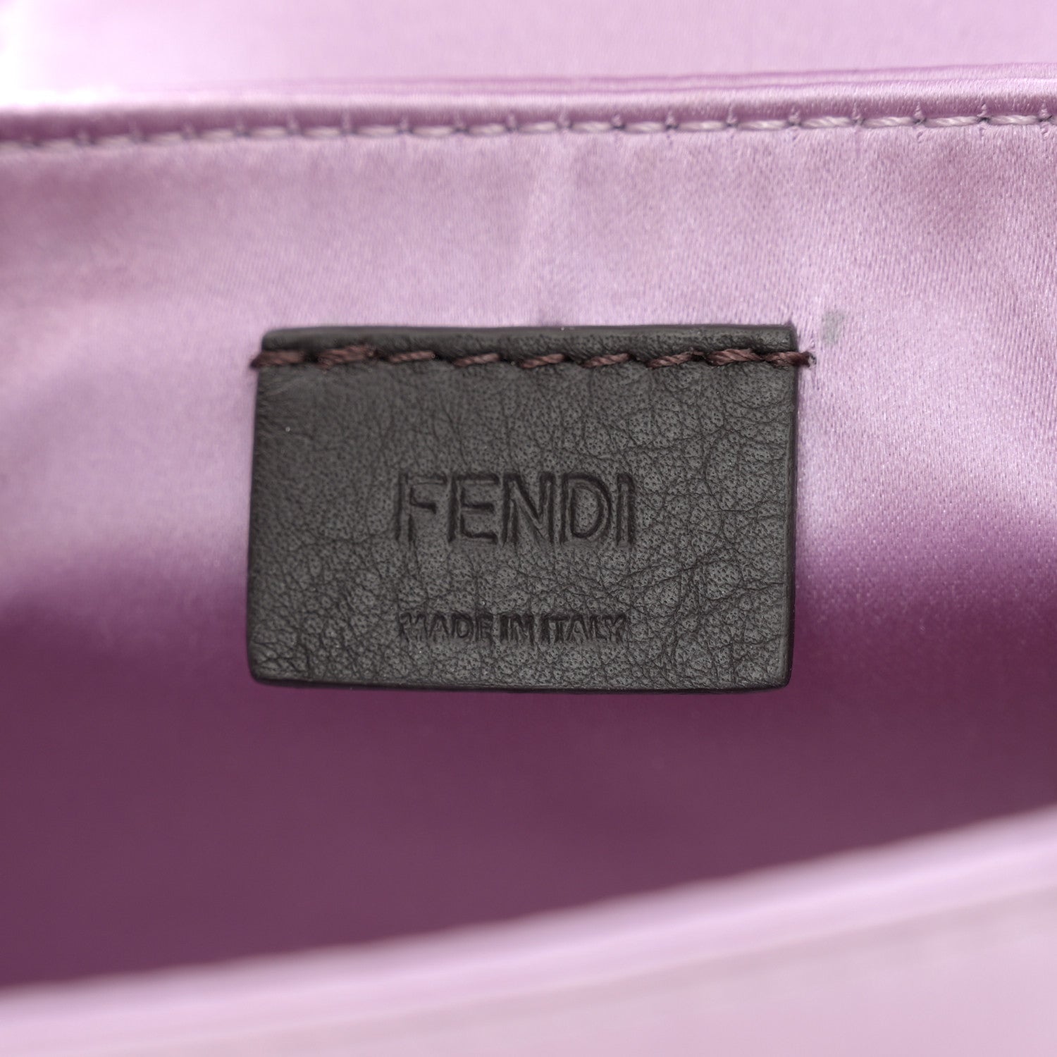 Fendi Silk Satin Mini Cookie Hobo Bag Lilla 6 of 11