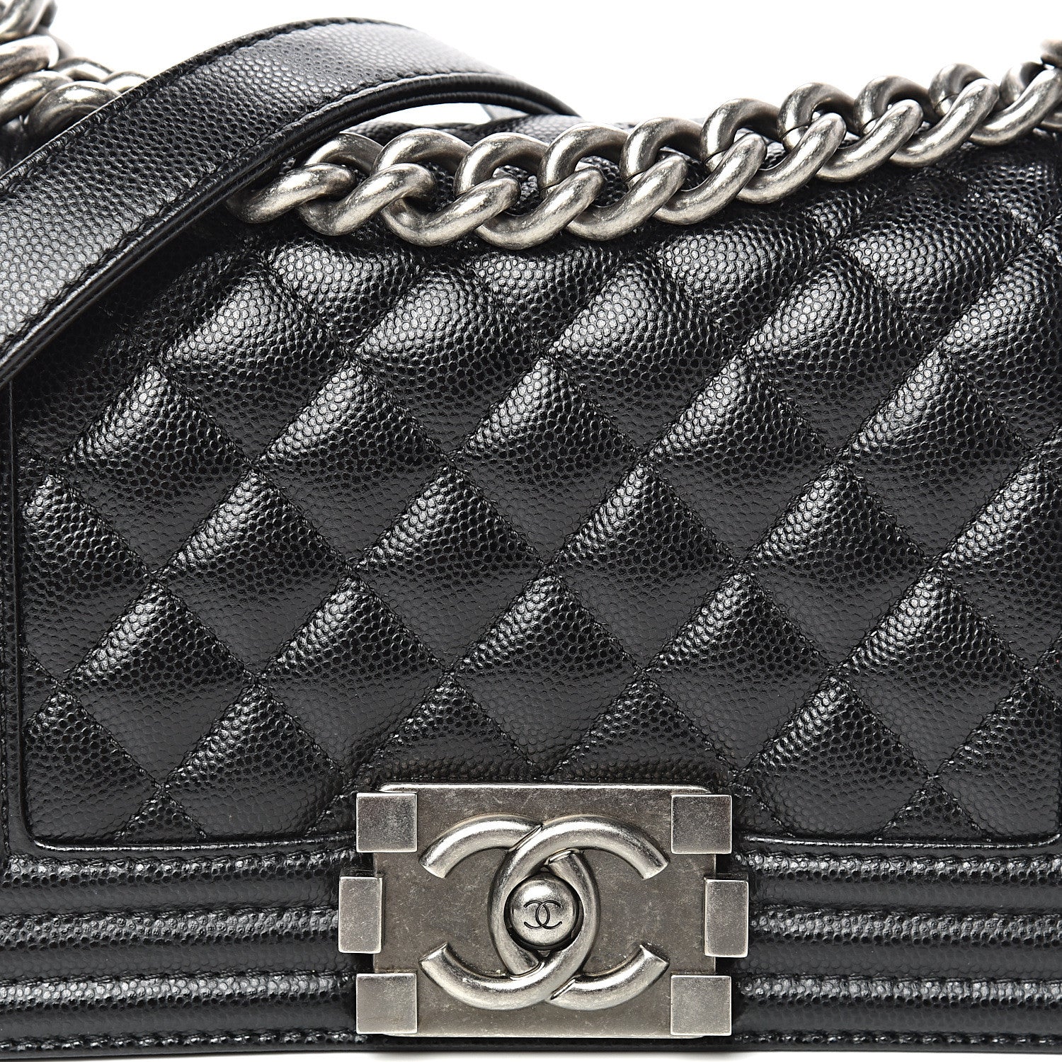 Chanel Caviar Quilted Small Boy Flap Black 8 of 11