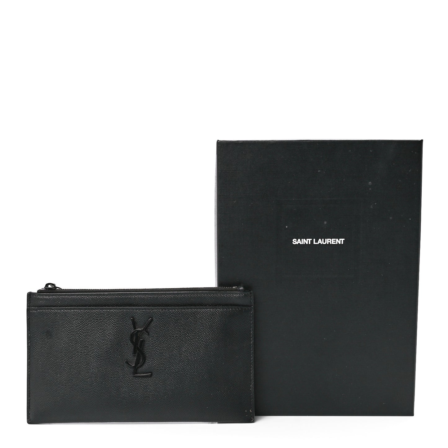 Grain De Poudre Monogram Bill Pouch Black