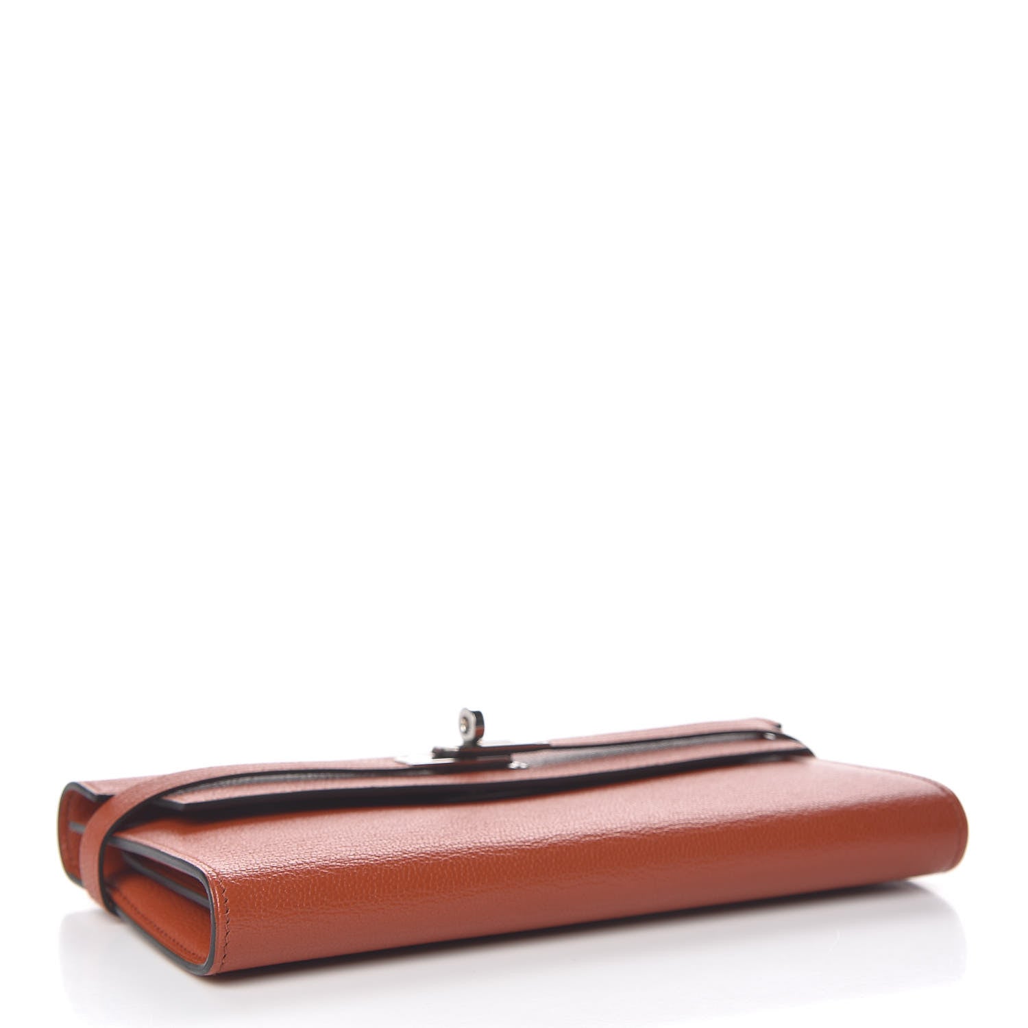 Hermes Chevre Mysore Kelly Longue Wallet Cuivre 4 of 9