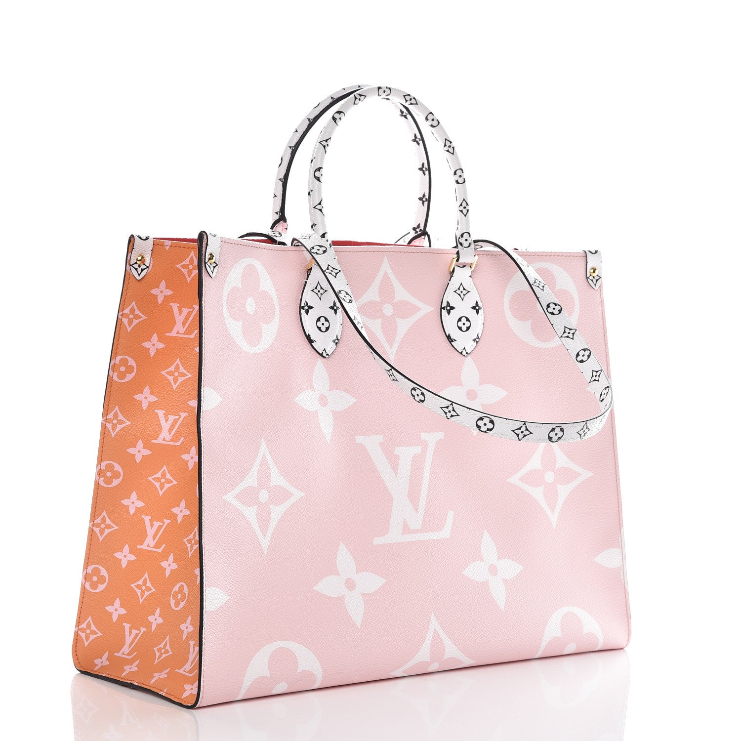 Louis Vuitton Monogram Giant Onthego GM Rouge Rose 3 of 10
