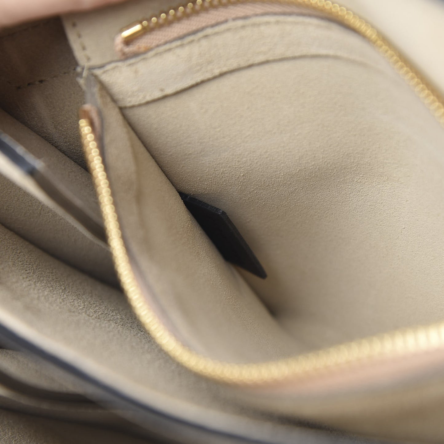 Suede Calfskin Medium Faye Shoulder Bag Black