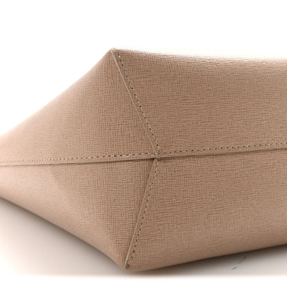 Mansur Gavriel Saffiano Small Zip Tote Beige 8 of 9