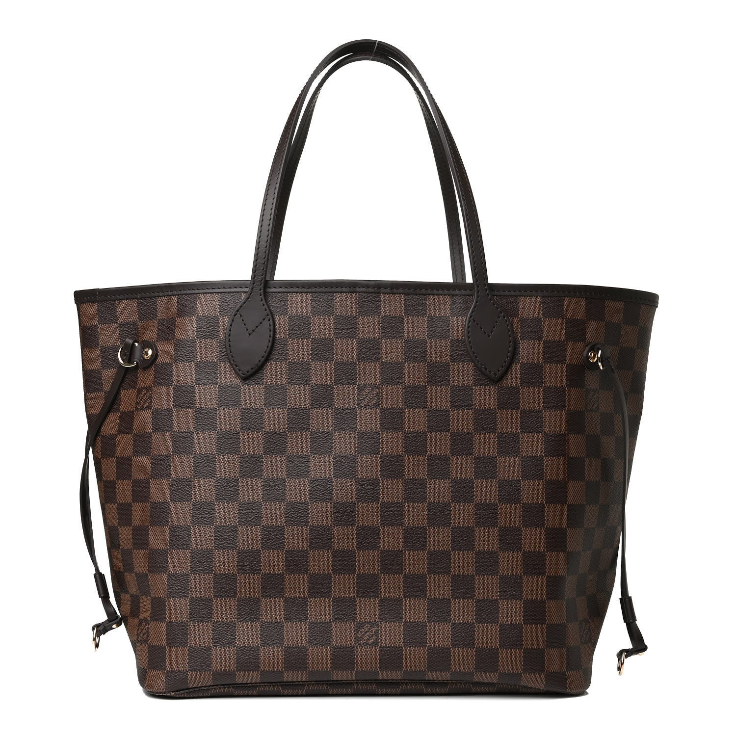 Louis Vuitton Damier Ebene Neo Neverfull MM Rose Ballerine 1 of 10