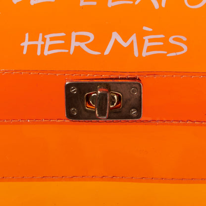 Hermes Vinyl Souvenir De L'Exposition Kelly Orange 6 of 8