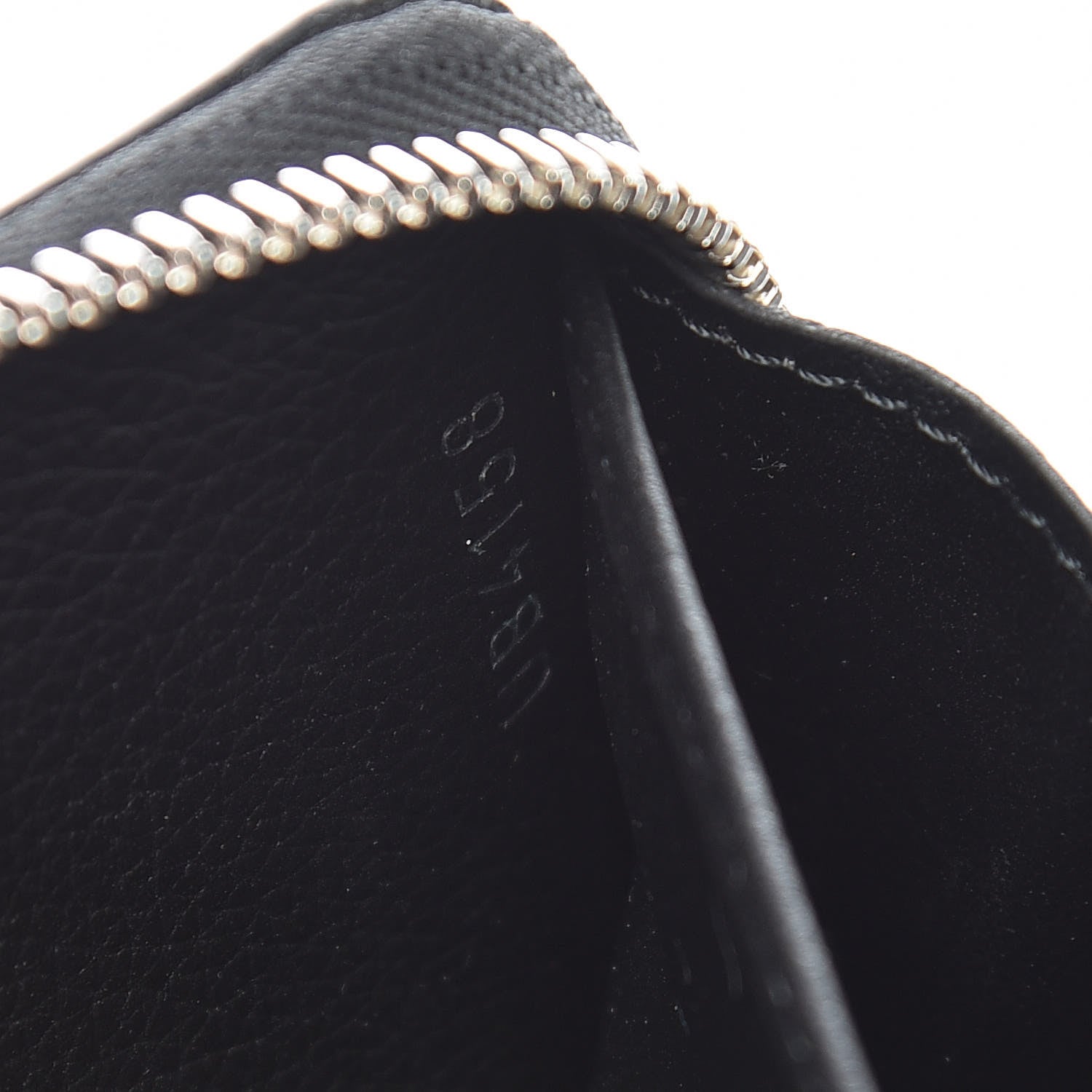 Louis Vuitton Calfskin Zippy Lockme Wallet Black 7 of 12