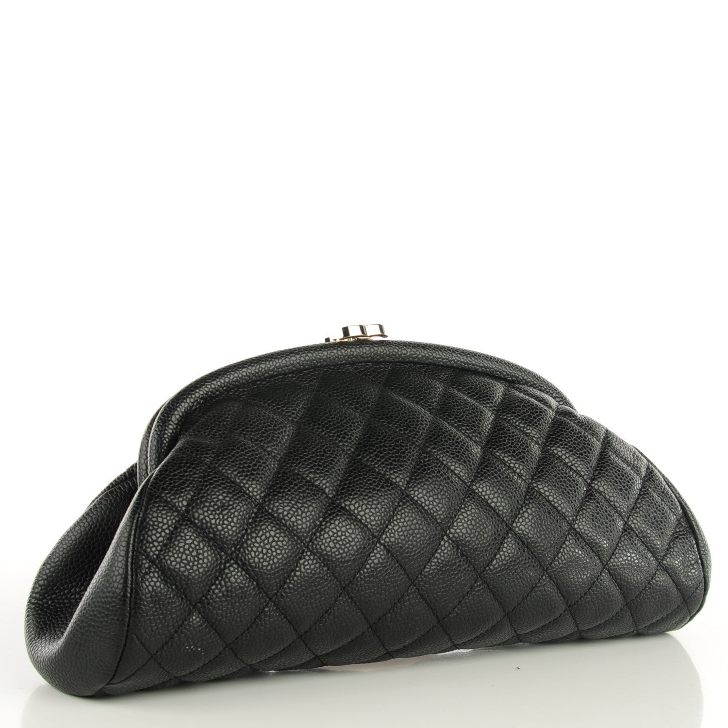 Chanel Caviar Quilted Timeless Clutch Black 3 of 7