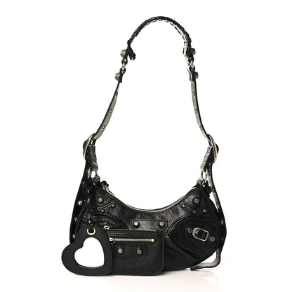 Balenciaga Agneau Arena Le Cagole Shoulder Bag XS Black 1 of 8