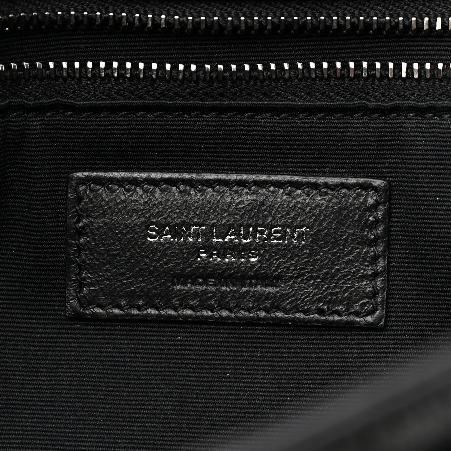 Crinkled Calfskin Matelasse Monogram Medium Niki Chain Satchel Black