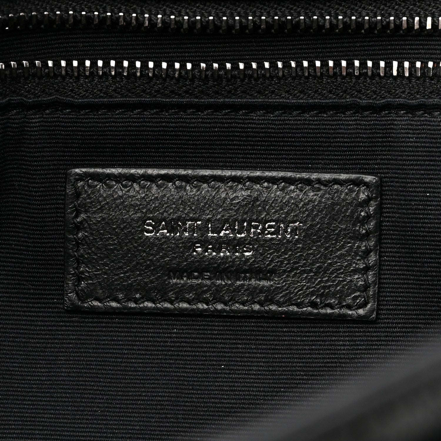 Saint Laurent Crinkled Calfskin Matelasse Monogram Medium Niki Chain Satchel Black 6 of 8