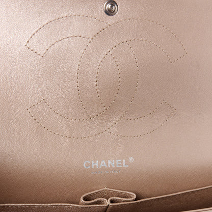 Chanel Metallic Lambskin Quilted Jumbo Double Flap Gold 6 of 11