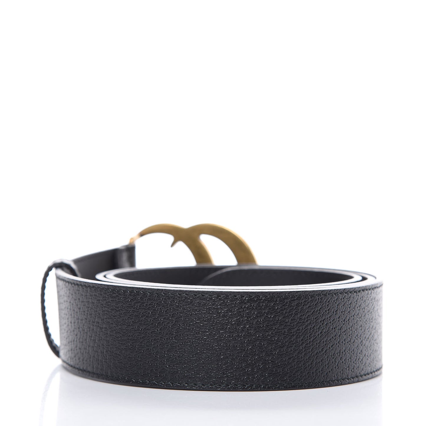 Textured Calfskin Double G 40mm Belt 100 40 Black