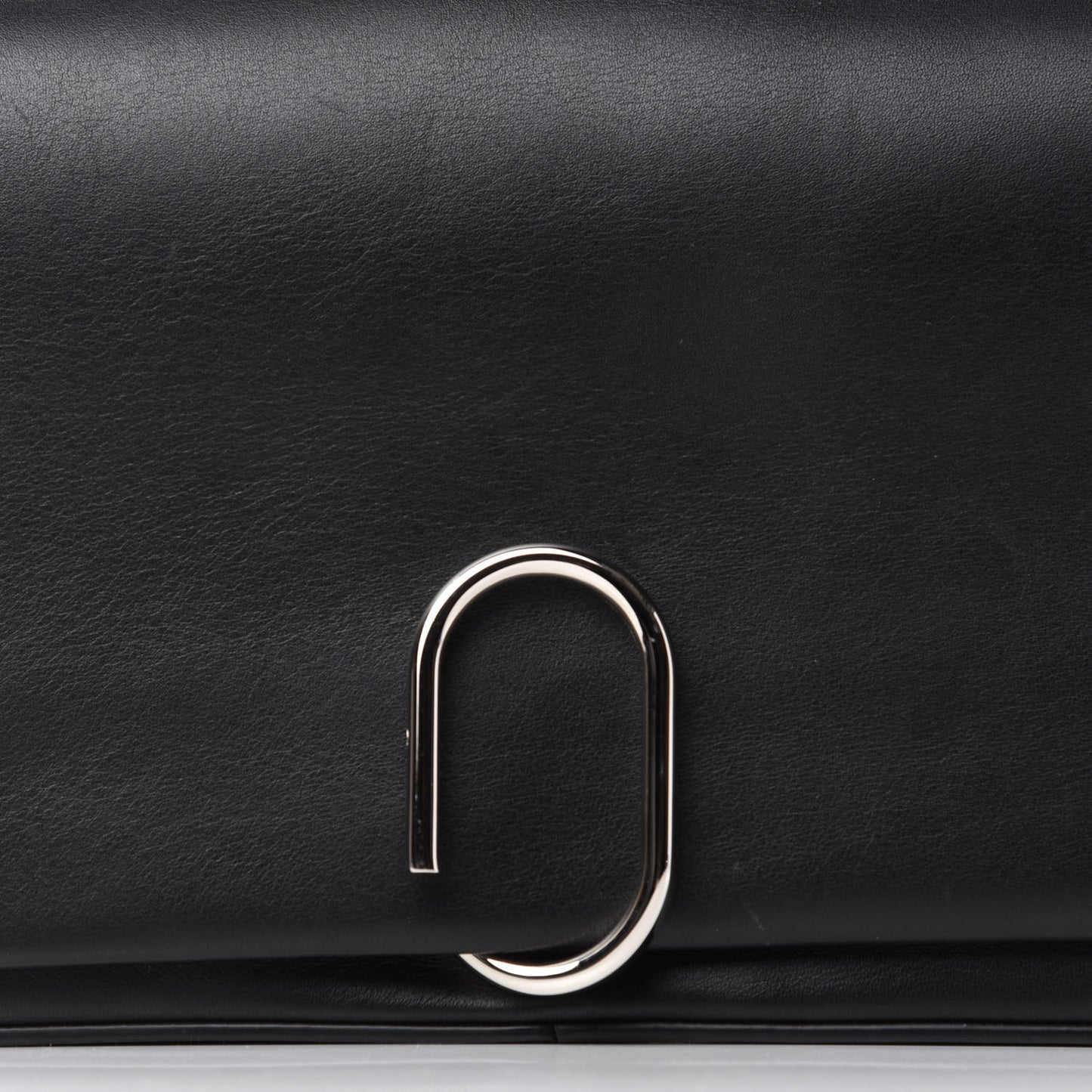 Calfskin Alix Flap Shoulder Bag Black