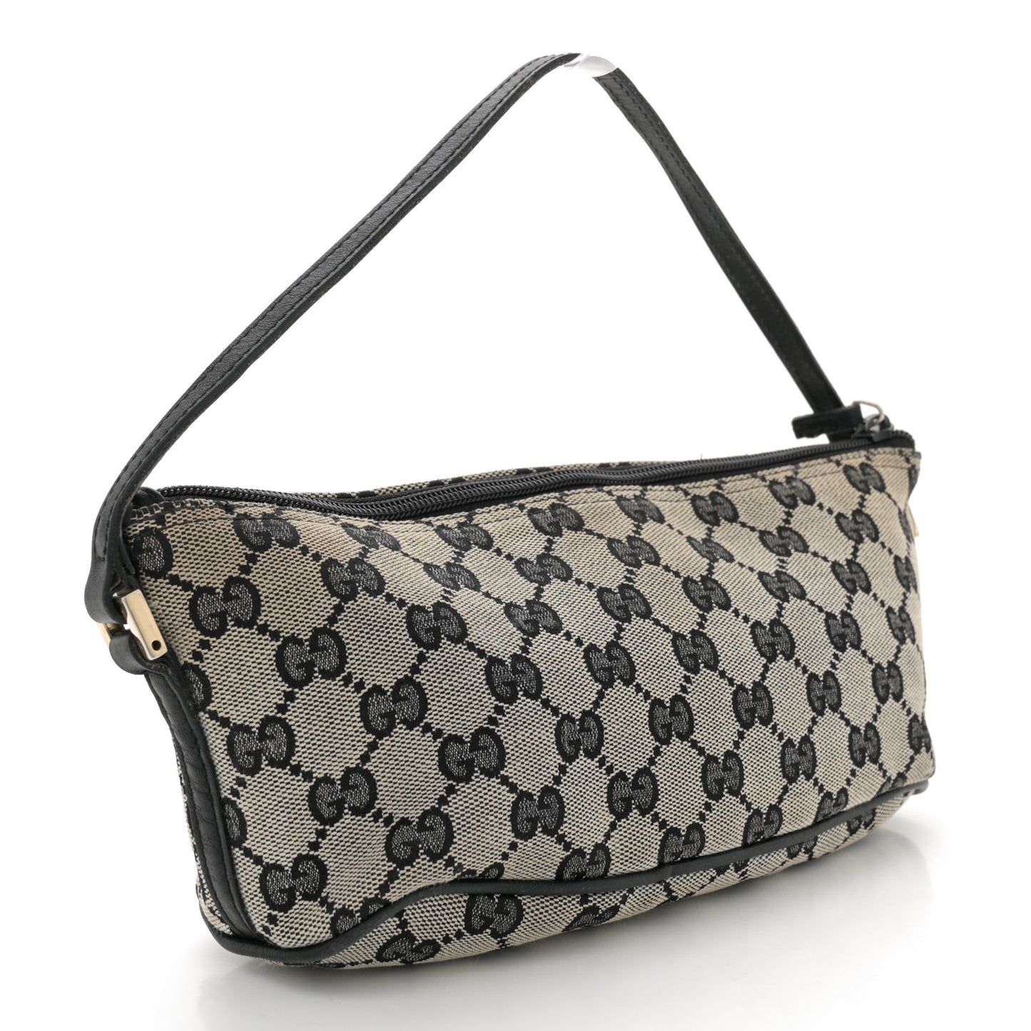 Monogram Web Boat Pochette Black