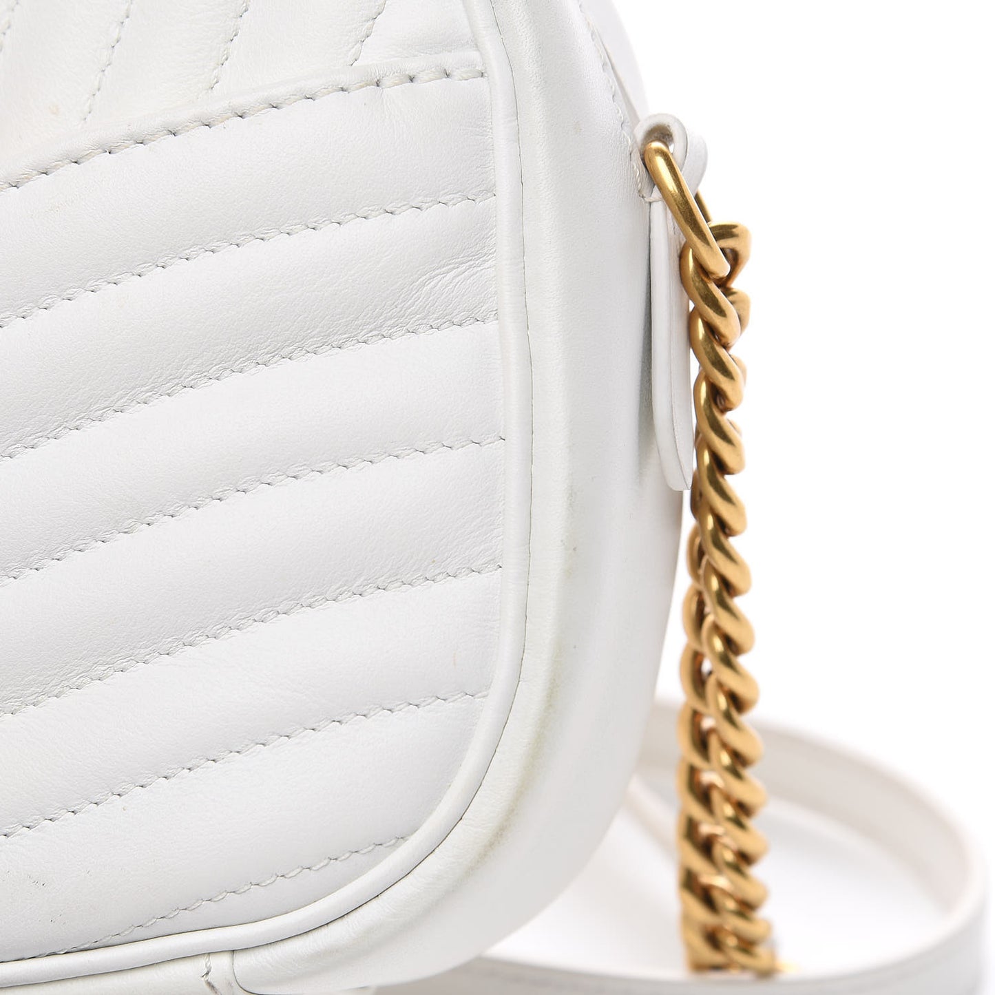 Calfskin New Wave Camera Bag White