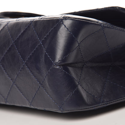 Chanel Aged Calfskin Quilted 2.55 Reissue 227 Flap Dark Blue 10 of 11