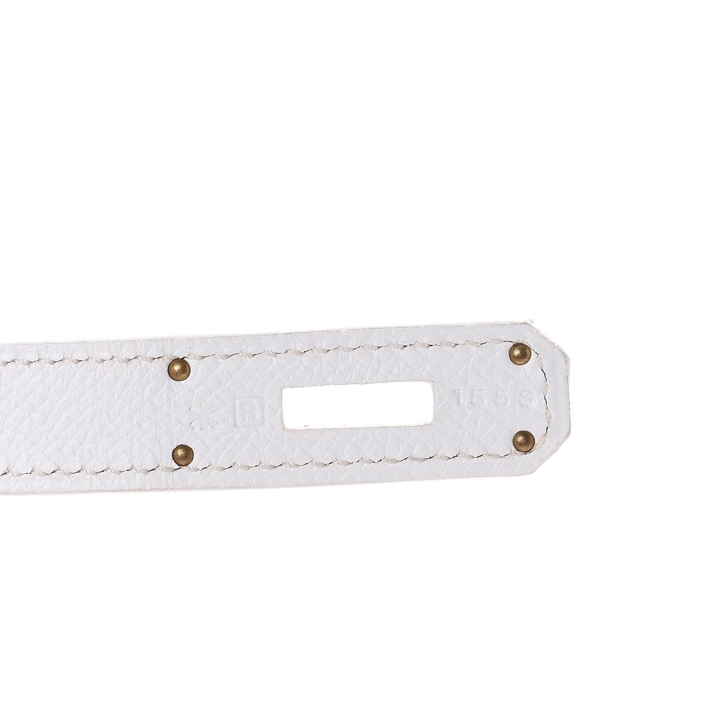 Epsom Birkin 35 White White