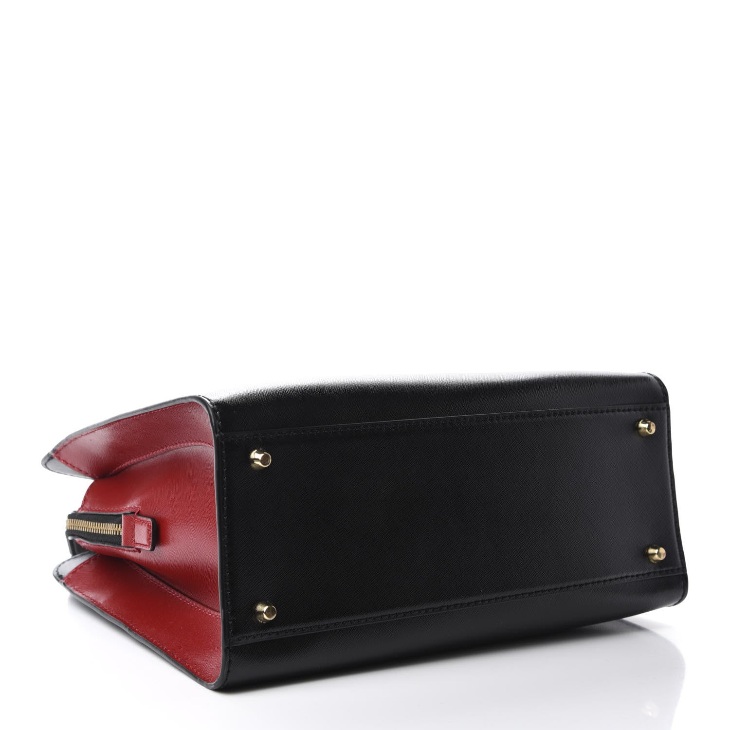 Marc Jacobs Saffiano Big Shot Tote Red Black 5 of 10