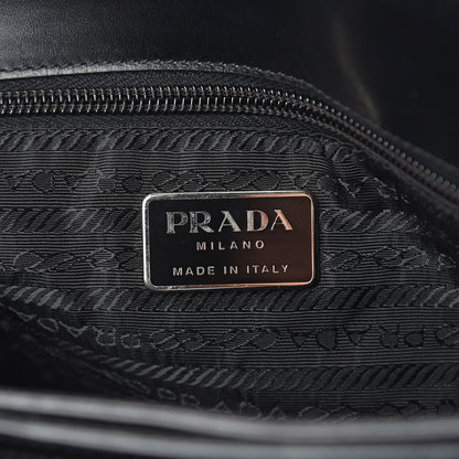 Prada Jacquard Logo Tote Black 6 of 9
