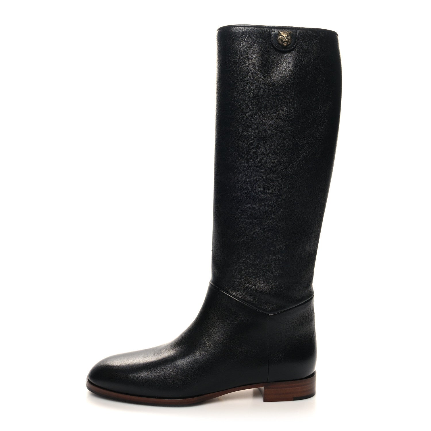 Gucci Calfskin Piuma Lux Energy High Boots 39.5 Black 1 of 9