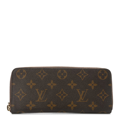Louis Vuitton Monogram Clemence Wallet Rose Ballerine 1 of 8