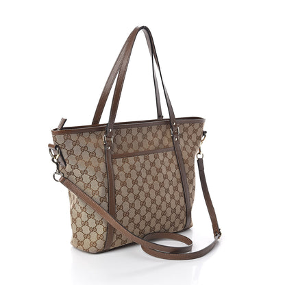 Gucci GG Supreme Monogram Medium Joy Tote Brown 3 of 9