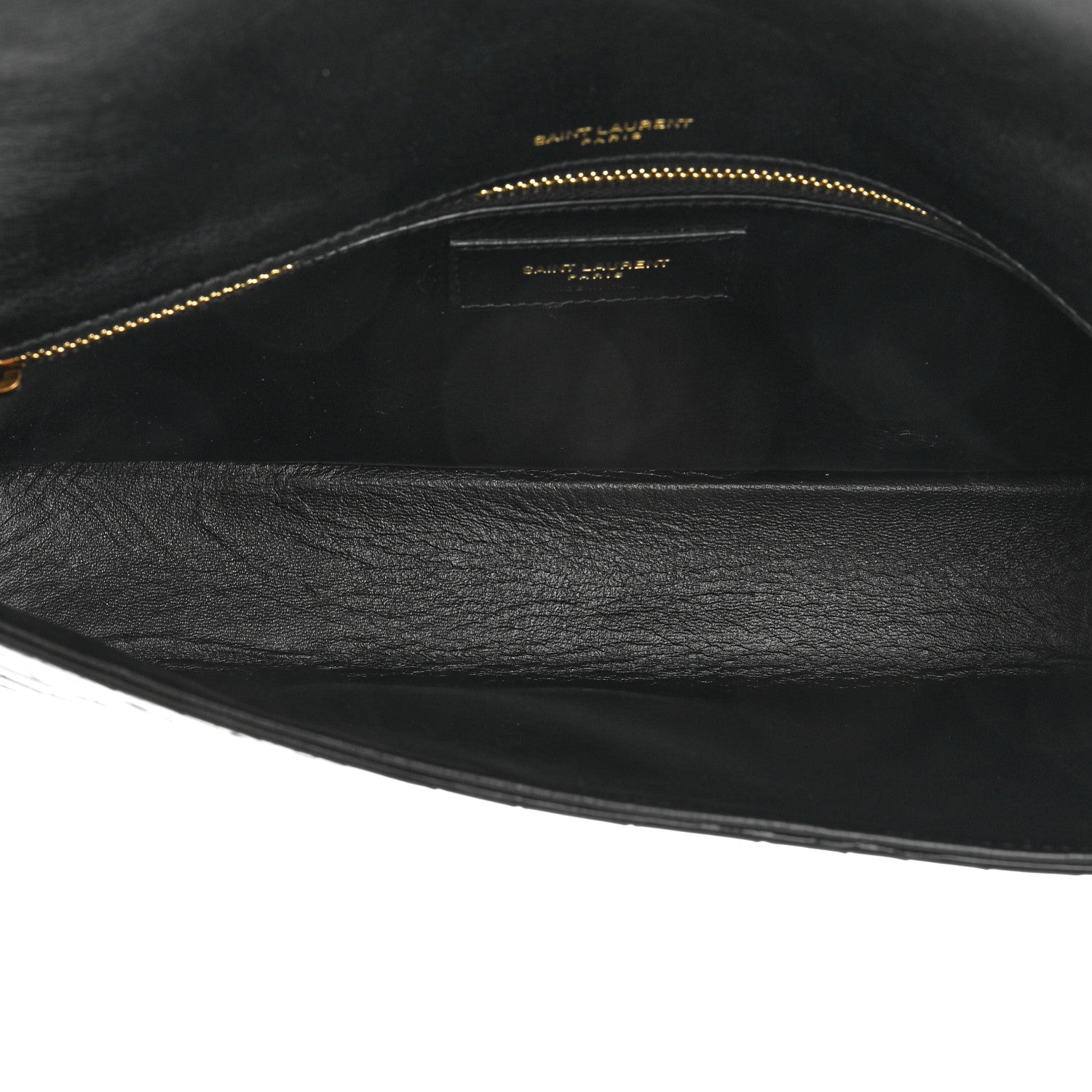 Saint Laurent Alligator Embossed Patent Leather Monogram Kate 99 Black 5 of 9