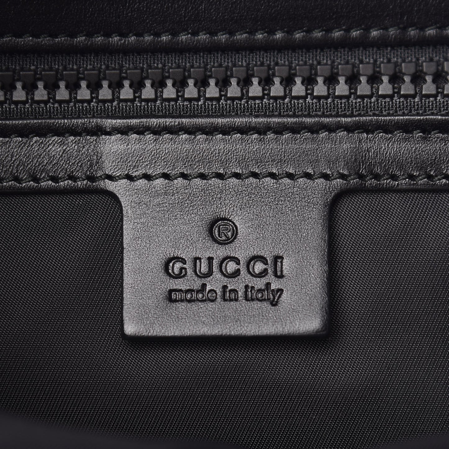 Techno Canvas GucciGhost Double Buckle Backpack Black New Acquamarine