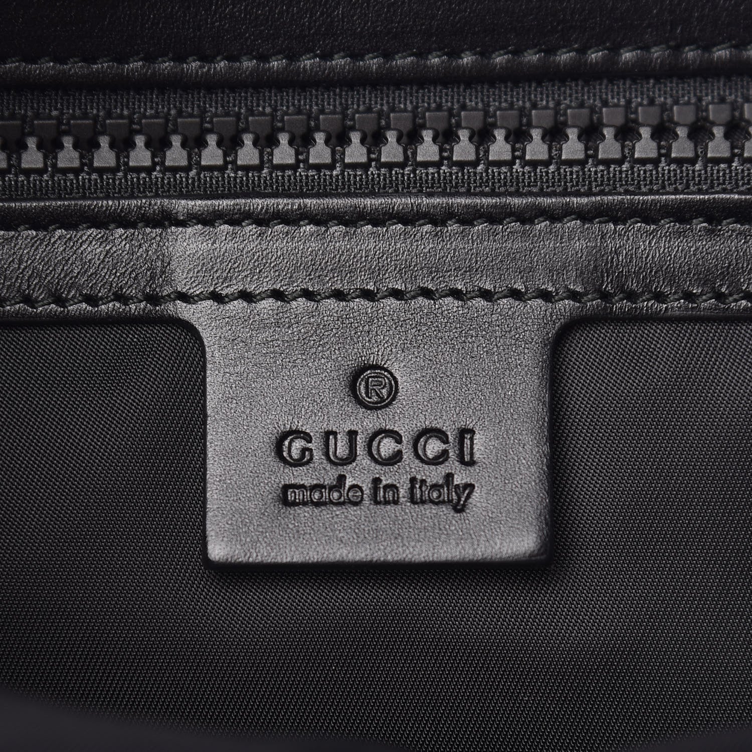 Gucci Techno Canvas GucciGhost Double Buckle Backpack Black New Acquamarine 6 of 11