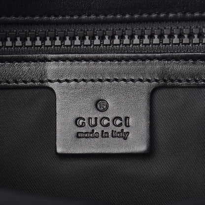 Gucci Techno Canvas GucciGhost Double Buckle Backpack Black New Acquamarine 6 of 11