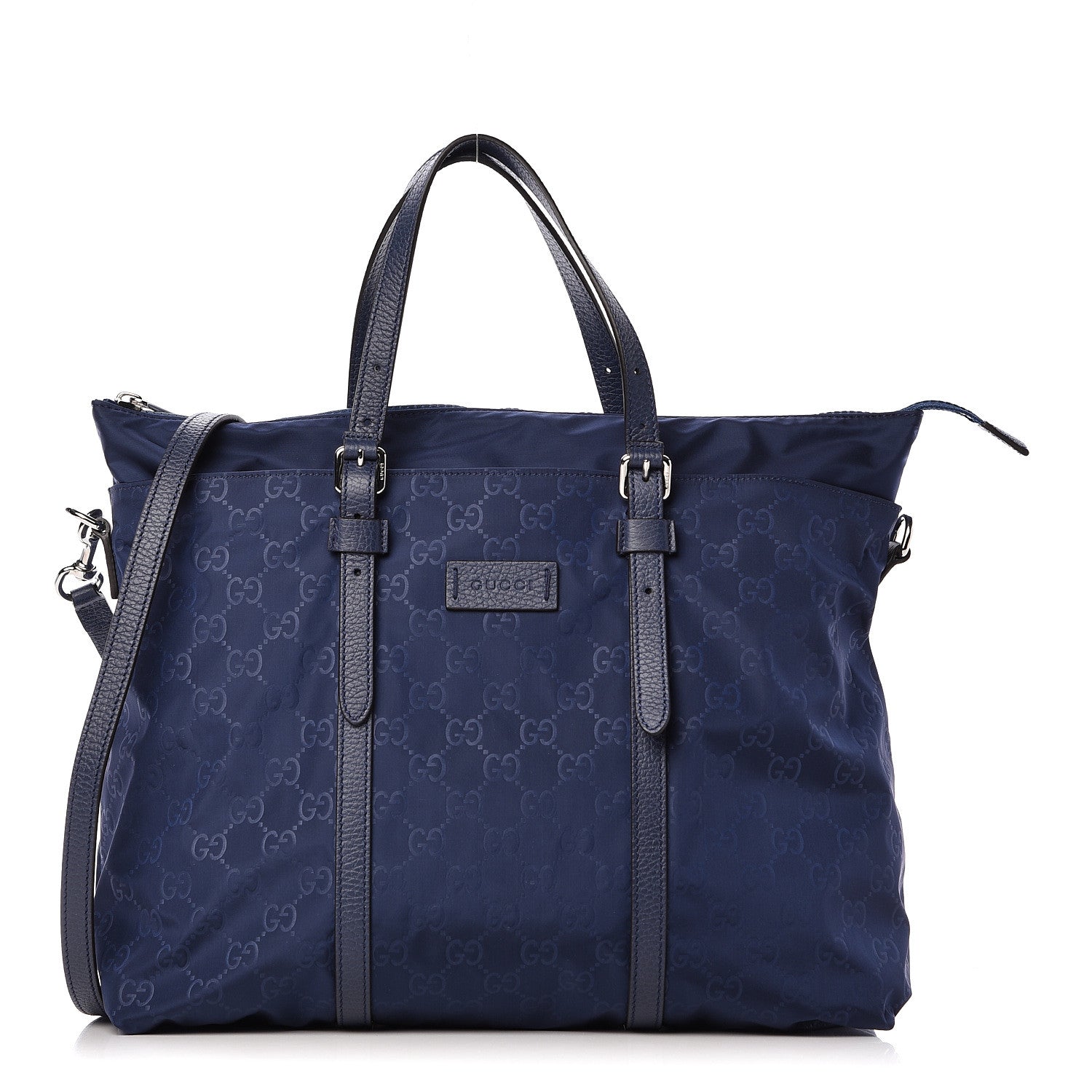 Gucci Nylon Monogram Zippered Tote Tide 1 of 10