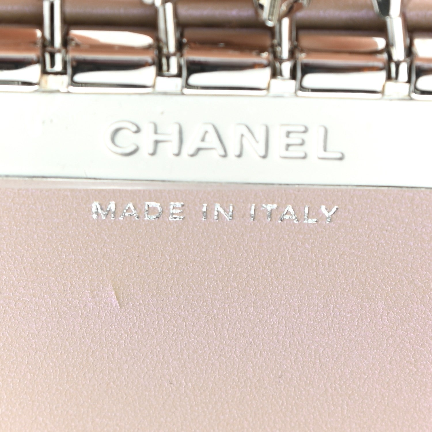 Chanel Iridescent Calfskin Quilted Classic 4 Key Holder Wallet Pink 7 of 8