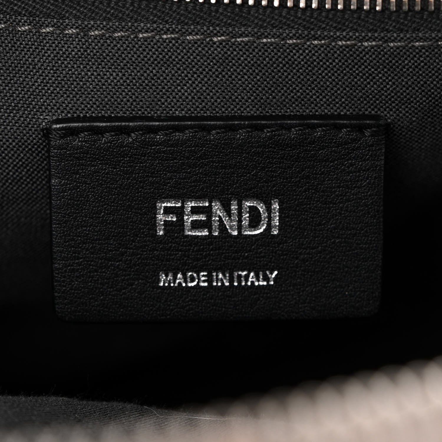 Fendi Vitello Dolce Floral Eyes Mini Backpack Grigio Polvere Multicolor 6 of 11