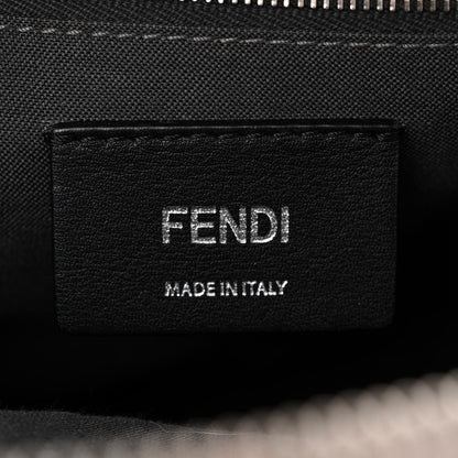 Fendi Vitello Dolce Floral Eyes Mini Backpack Grigio Polvere Multicolor 6 of 11