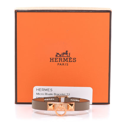 Hermes Swift Rivale Micro Bracelet T2 Etoupe 8 of 8