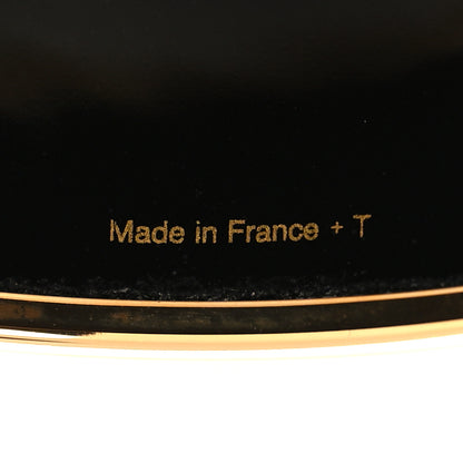 Hermes Enamel Printed Les Leopards Extra Wide Bracelet 62 Folk 5 of 6