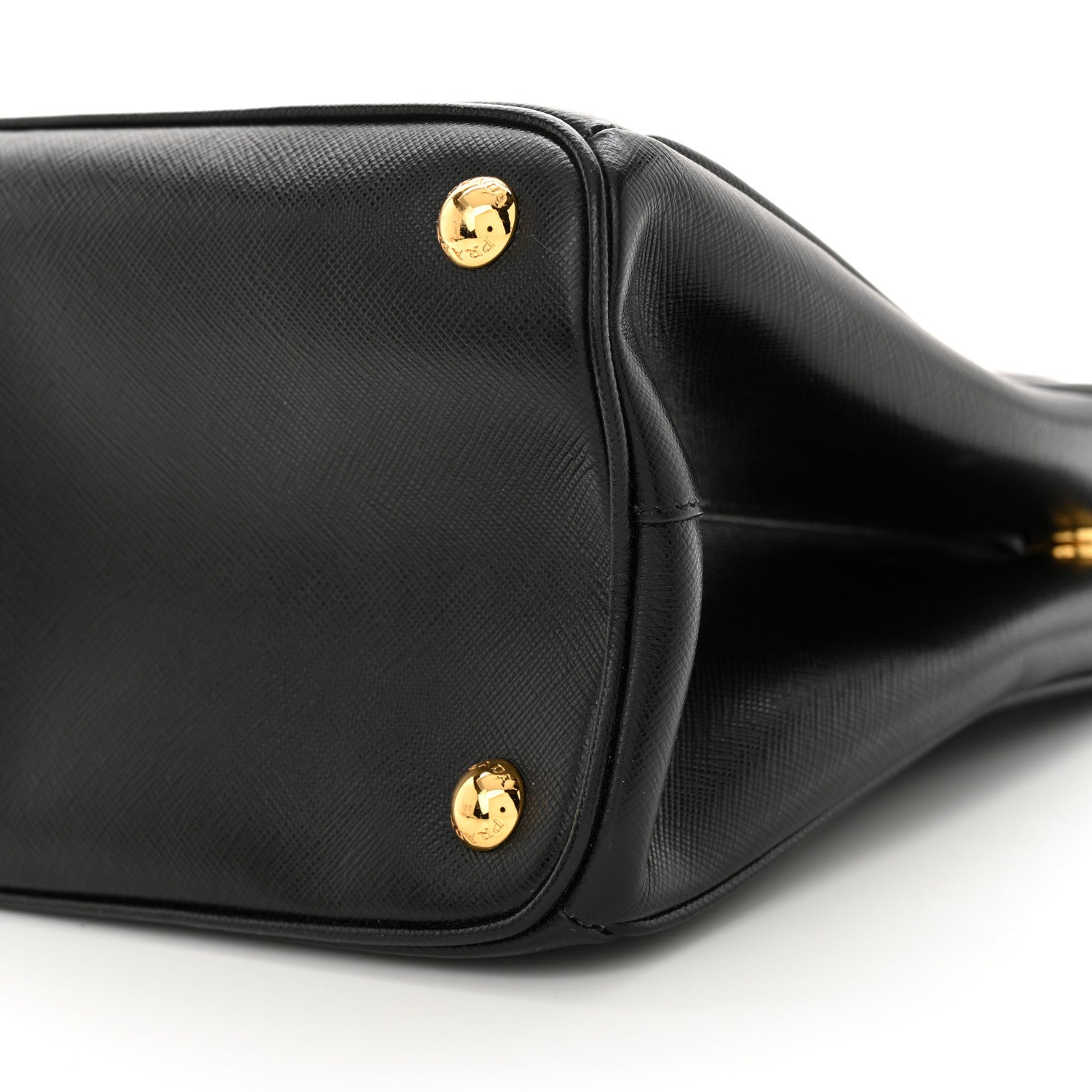 Prada Saffiano Small Galleria Double Zip Tote Black 10 of 13