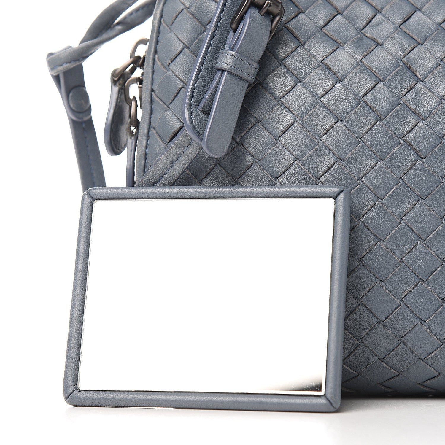Bottega Veneta Nappa Intrecciato Nodini Crossbody Messenger Krim 10 of 10