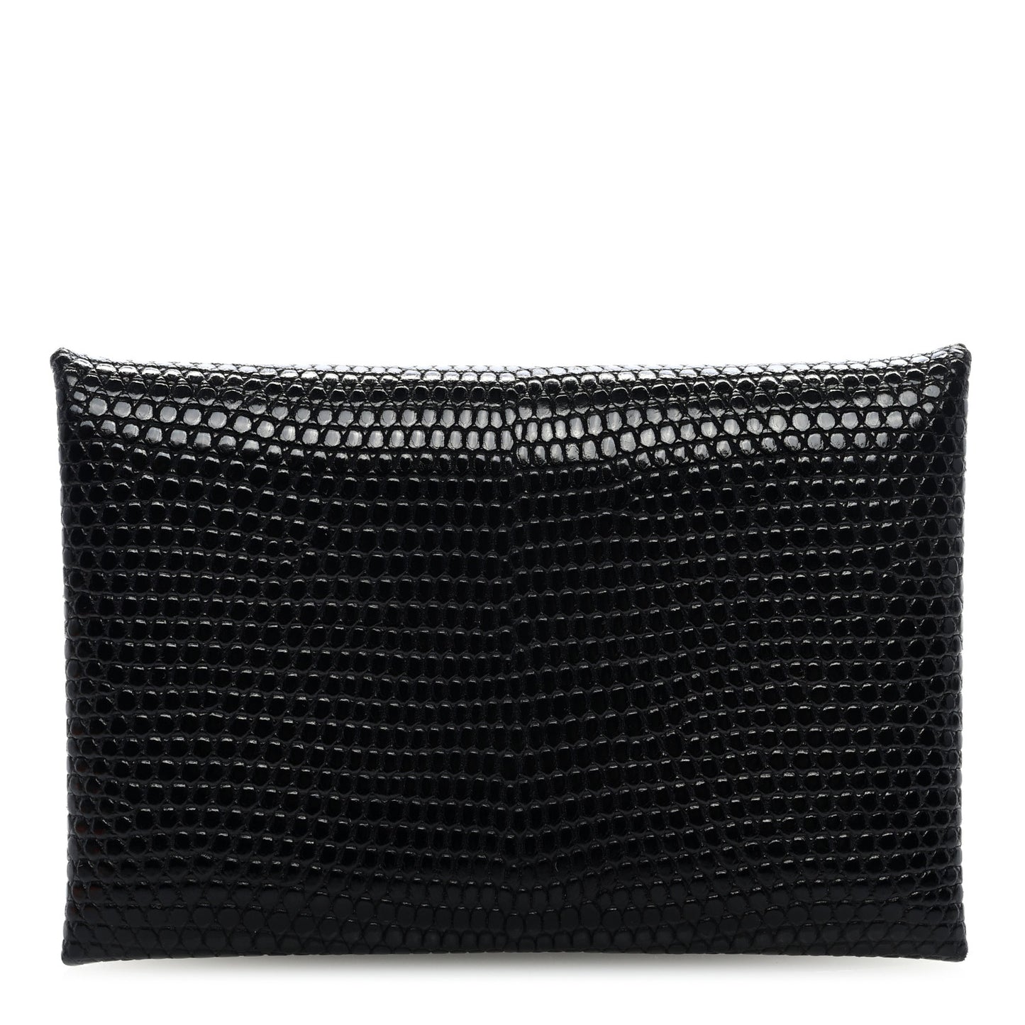 Lizard Calvi Card Case Black