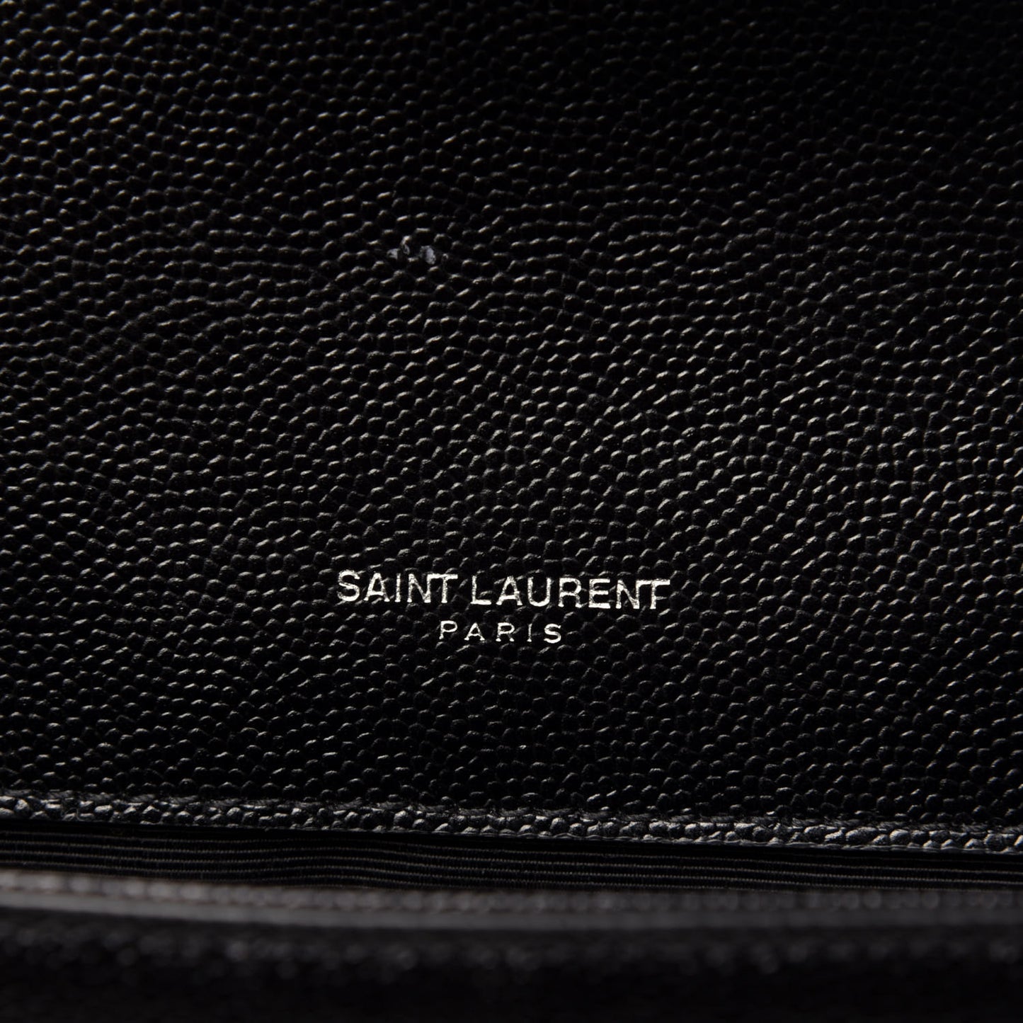 Calfskin Small Classic Monogram Kate Tassel Satchel Black