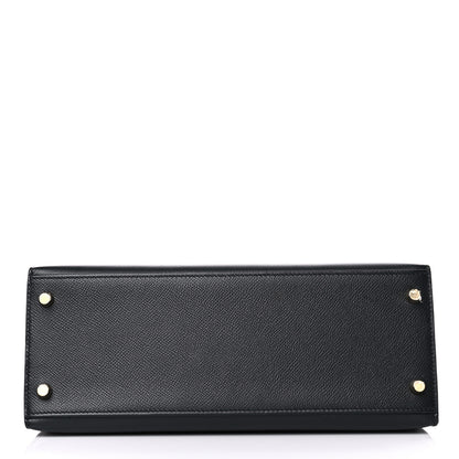 Hermes Epsom Kelly Sellier 28 Black 6 of 37