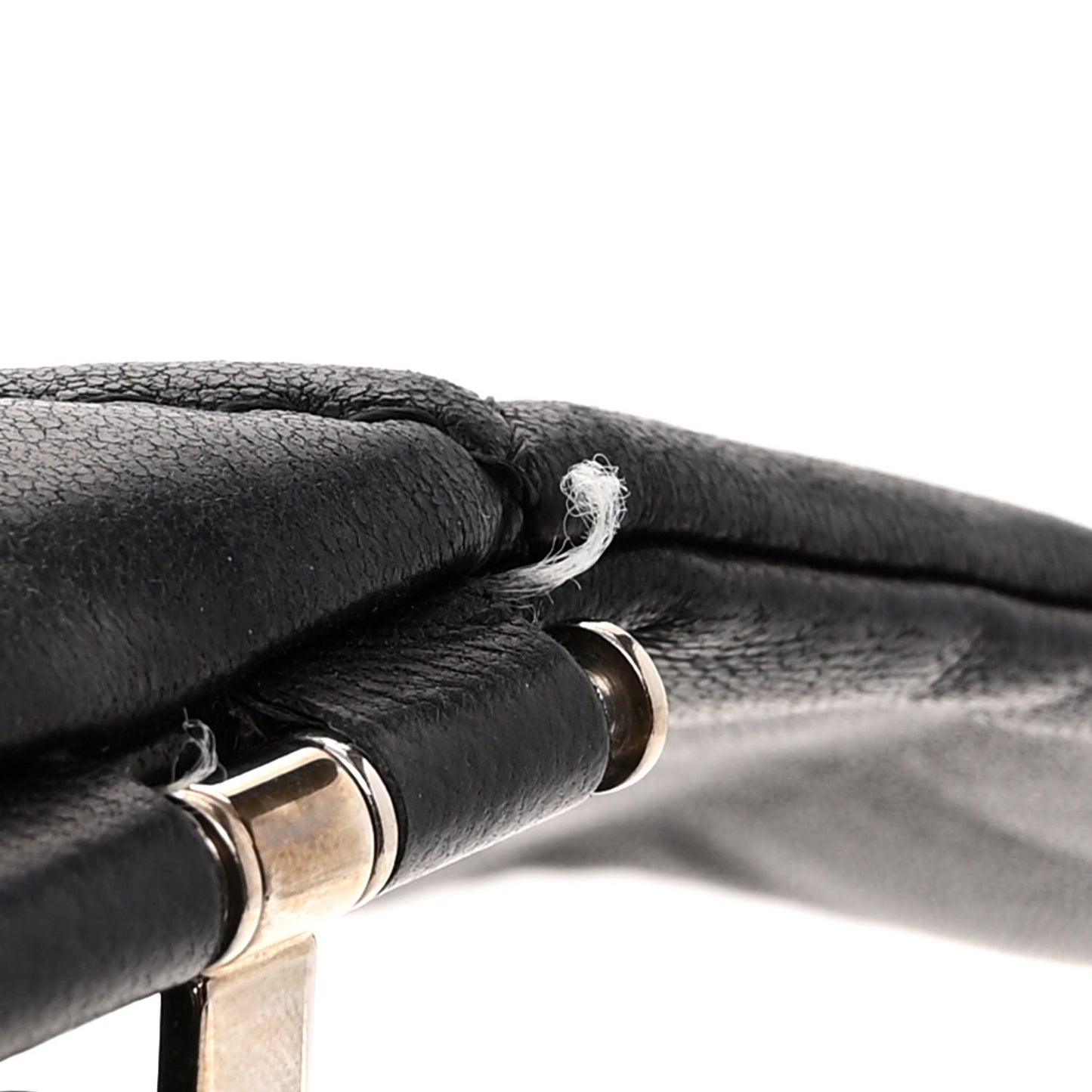 Lambskin Quilted Jumbo Icons Secret Label Flap Black