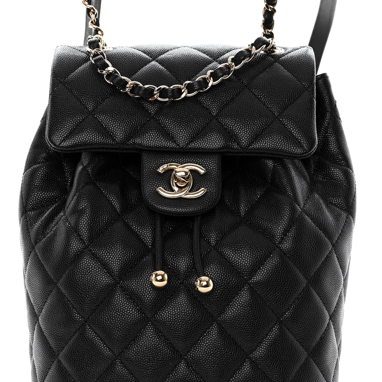 Chanel Caviar Quilted Mini Urban Spirit Backpack Black 7 of 9