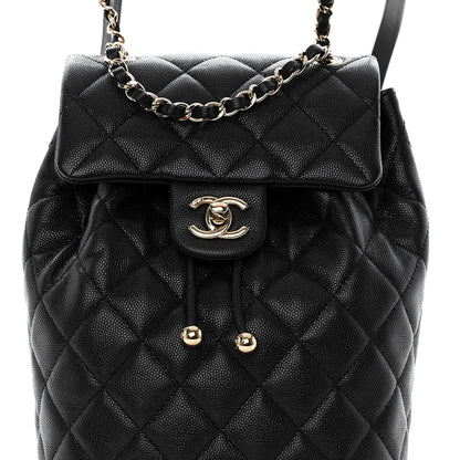 Chanel Caviar Quilted Mini Urban Spirit Backpack Black 7 of 9